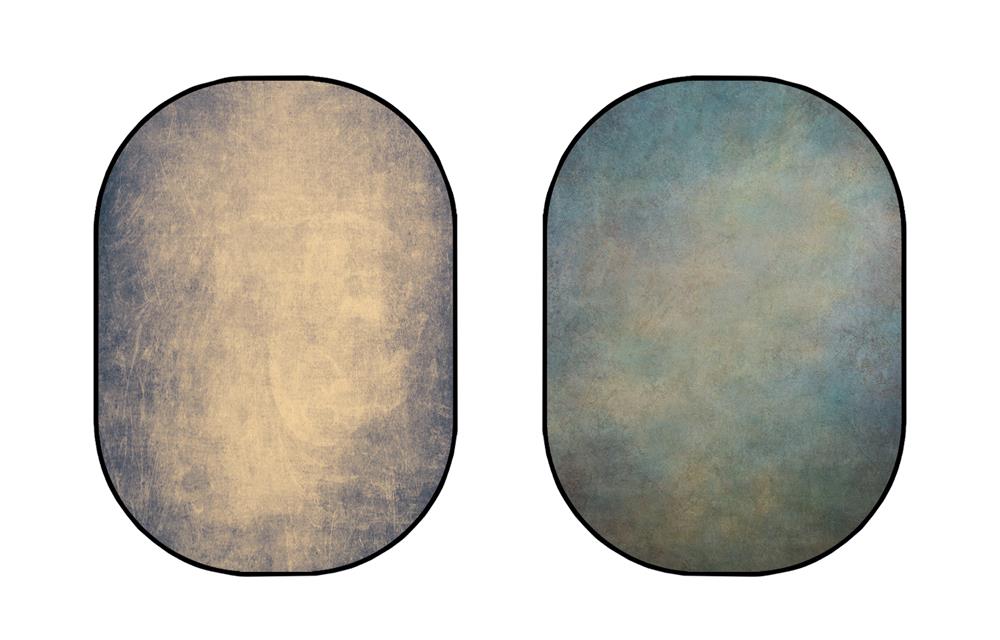 Kate Wie Rusty Iron / Braun Texture Falthintergrund Doppelseitig Fotografie 1.5x2m - Kate Backdrop.de