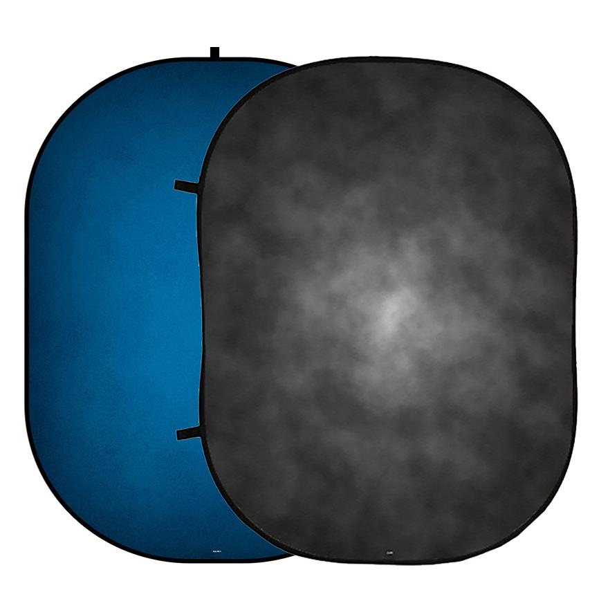 🚚RTS-Kate Abstrakte dunkelgraue / blaue Falthintergrund fotografie 1.5 x 2 m