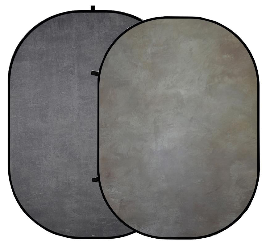 Kate Abstrakte graue / gedruckte graue Falthintergrund fotografie 1.5 x 2 m