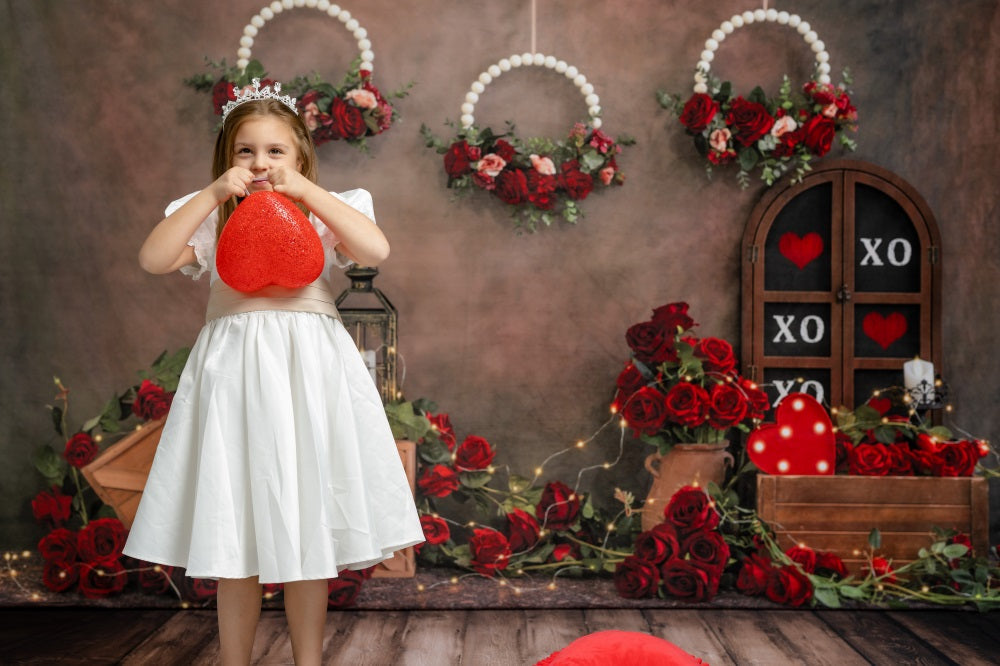 Kate Valentinstag Hintergrund Vintage Rose von Emetselch