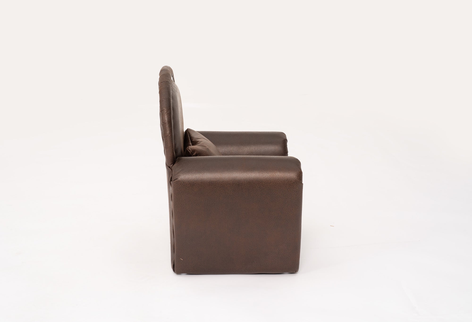 Kate Braunes Mini-Sofa mit Nieten Neugeborene Requisiten für Fotografie