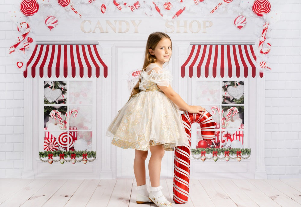 Kate Weihnachten Süssigkeit Hintergrund für die Fotografie - Kate Backdrop.de