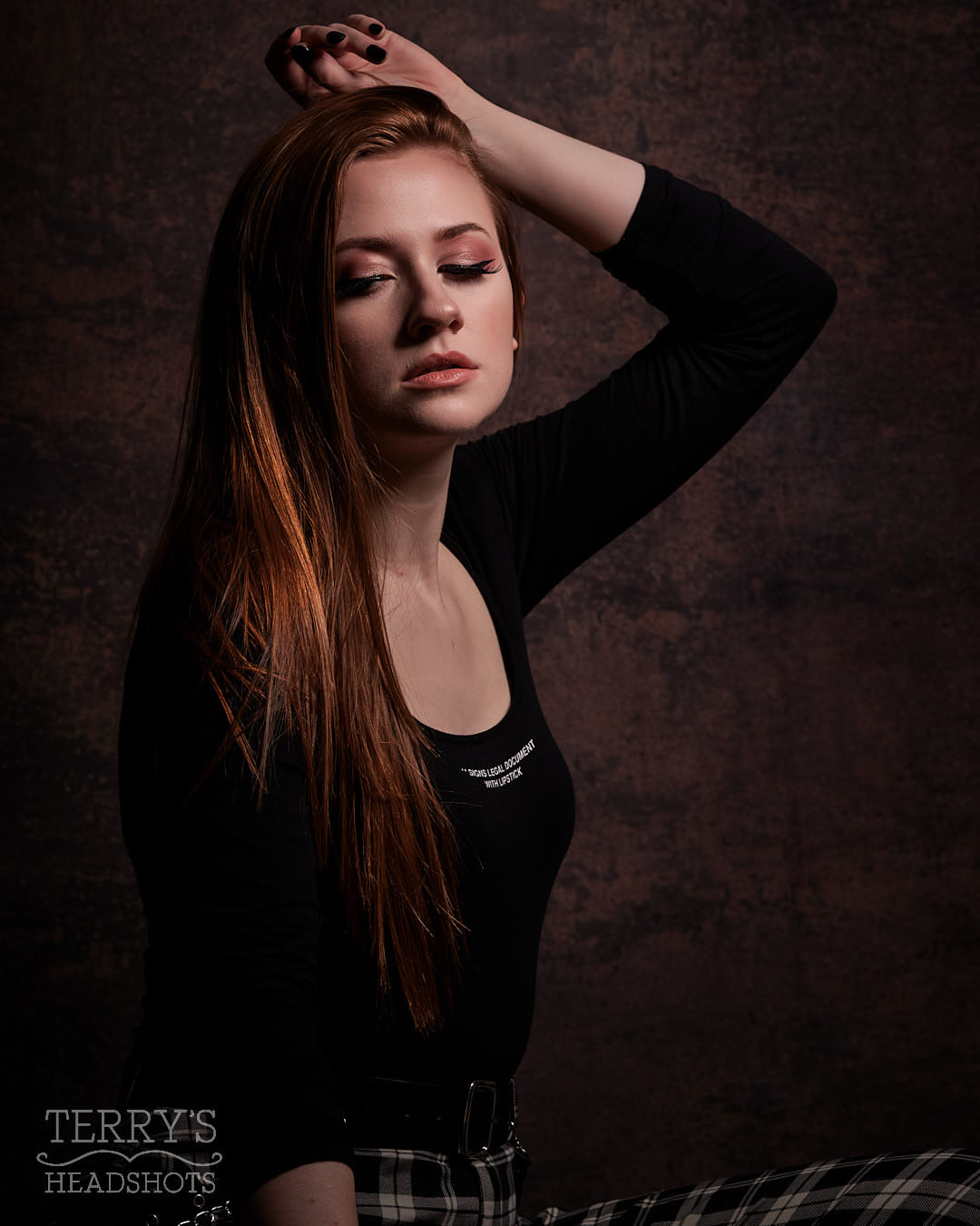 Kate Dunkel Gold Braun Abstrakt Hintergrund für Fotografie - Kate Backdrop.de