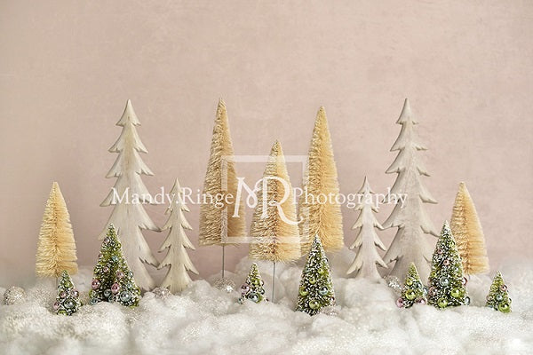 Elegante Weihnachtsbäume Hintergrund