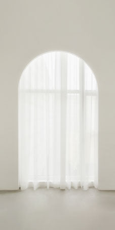 Kate Weißes Fenster mit Innenhintergrund Entworfen von Jia Chan Photography