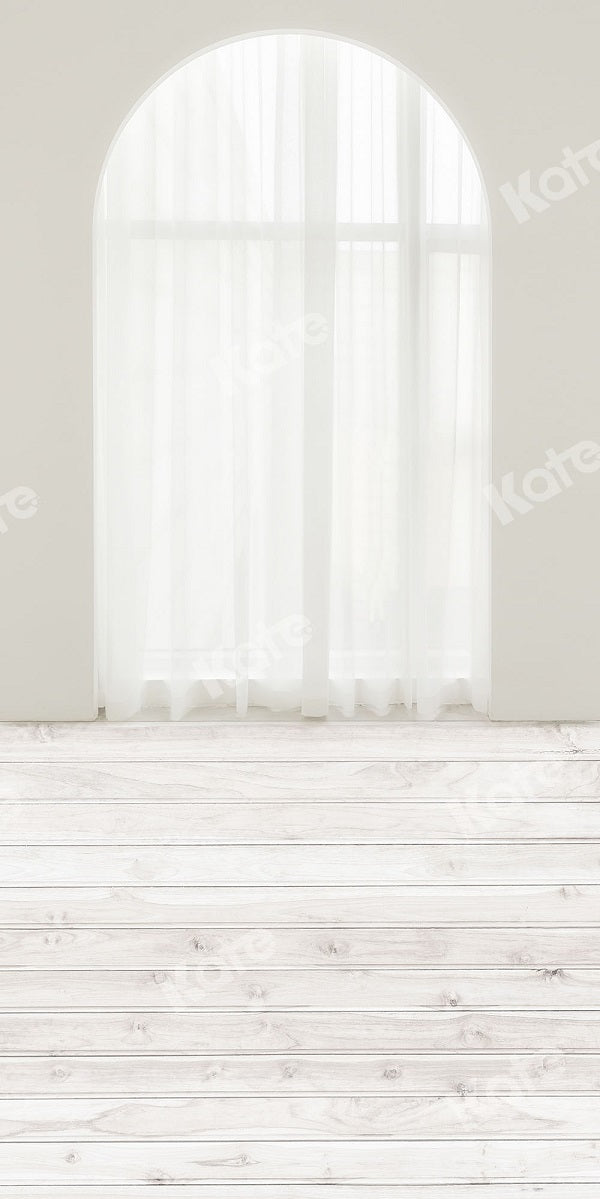 Kate Kombibackdrop Hochzeit Holz  Fenster Hintergrund