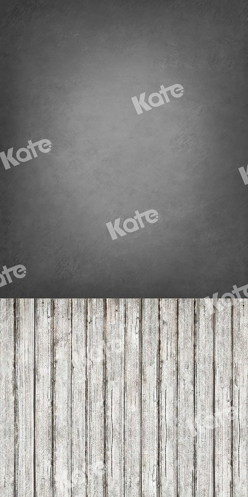 Kate Kombibackdrop Retro grau abstrakt holz Hintergrund