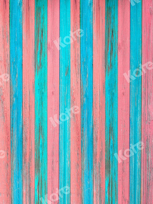 Kate Pink und Blau Holzhintergrund Holz Porträt