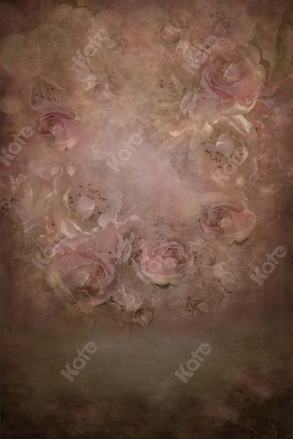 Kate Fine Art  Retro Blumen Rosen Hintergrund  von Kate - Kate Backdrop.de