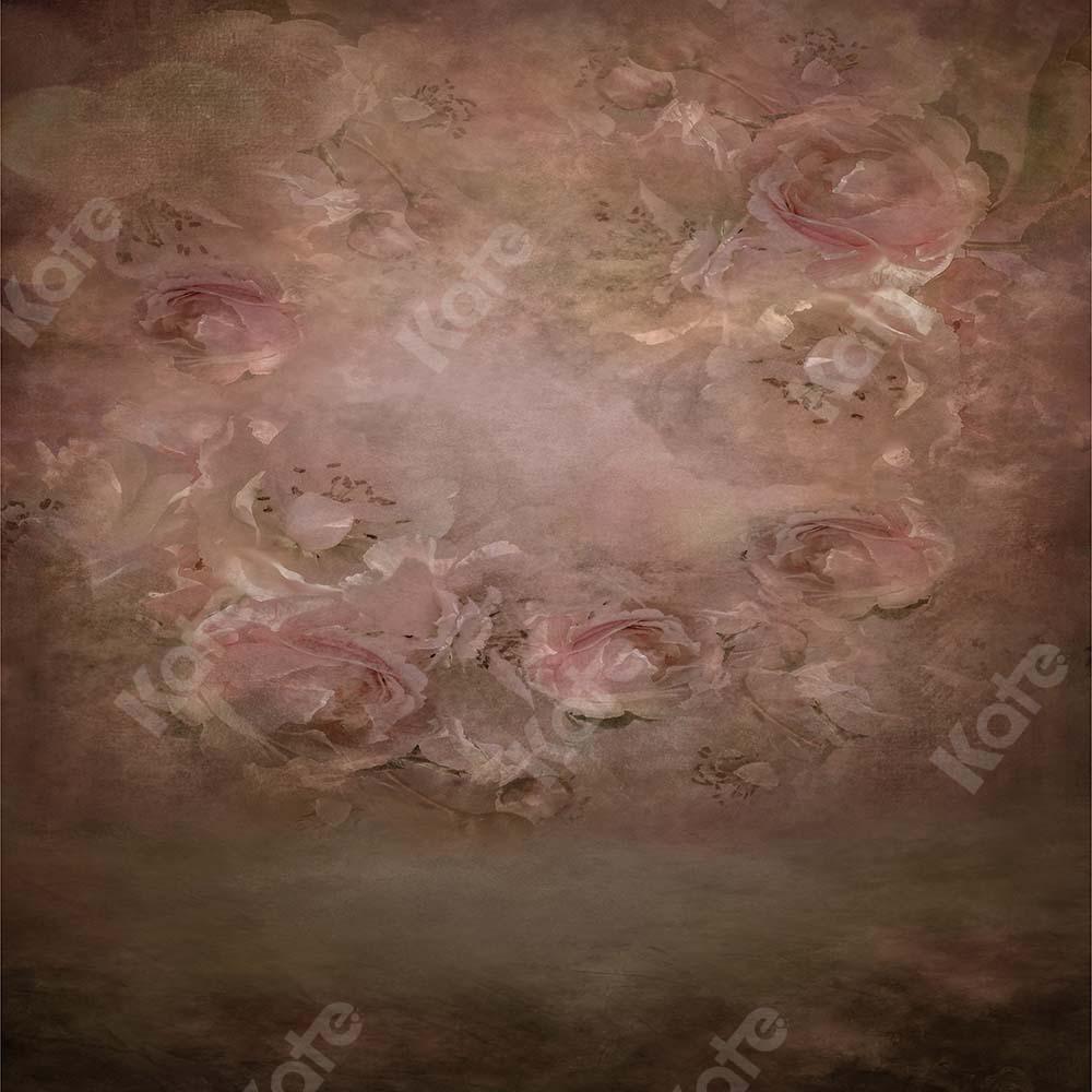 Kate Fine Art  Retro Blumen Rosen Hintergrund  von Kate - Kate Backdrop.de