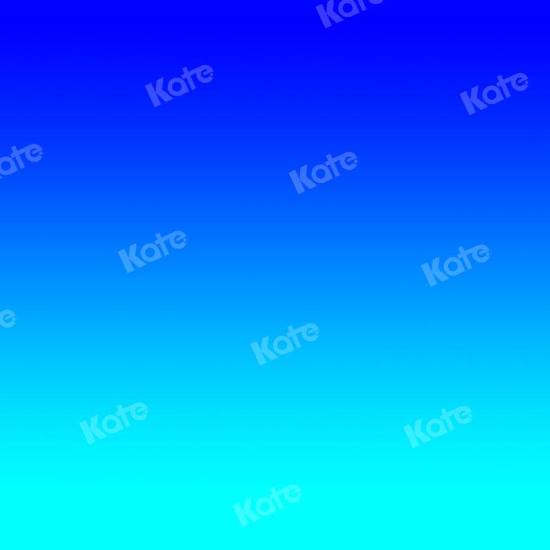 Kate Abstrakter blauer Hintergrund mit Farbverlauf Ombre - Kate Backdrop.de