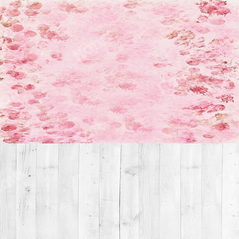 Kate Kombibackdrop Rosa abstrakt  Holz Hintergrund