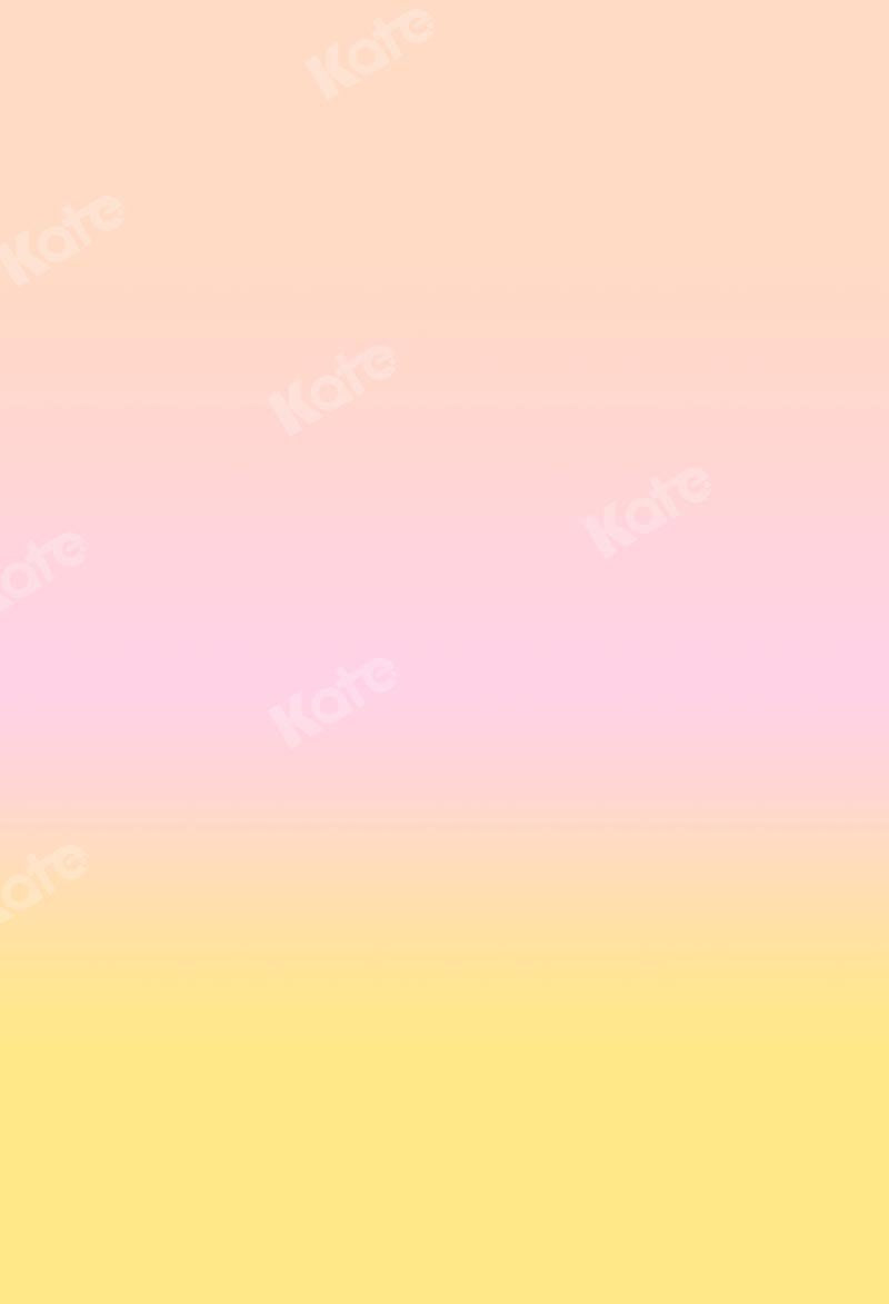 Kate Abstrakter Pfirsich-Farbverlauf-rosa bis gelber Hintergrund Ombre