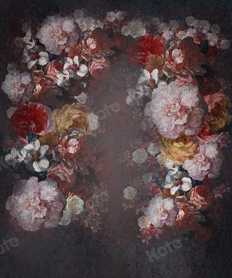 Kate Fine Art Blumen Dunkler Ton  Hintergrund  Mutter von GQ - Kate Backdrop.de