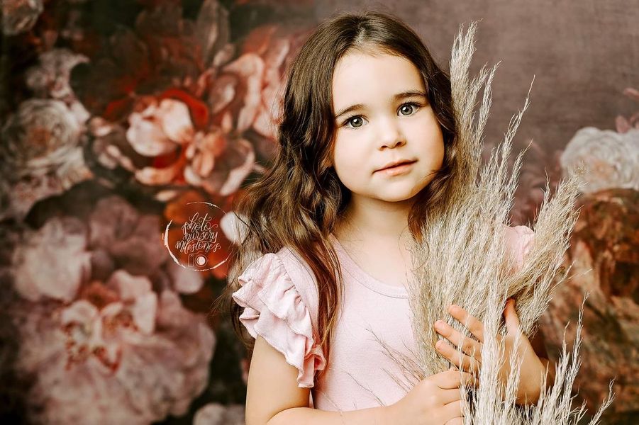 Kate Fine Art Blumen Dunkler Ton  Hintergrund  Mutter von GQ - Kate Backdrop.de