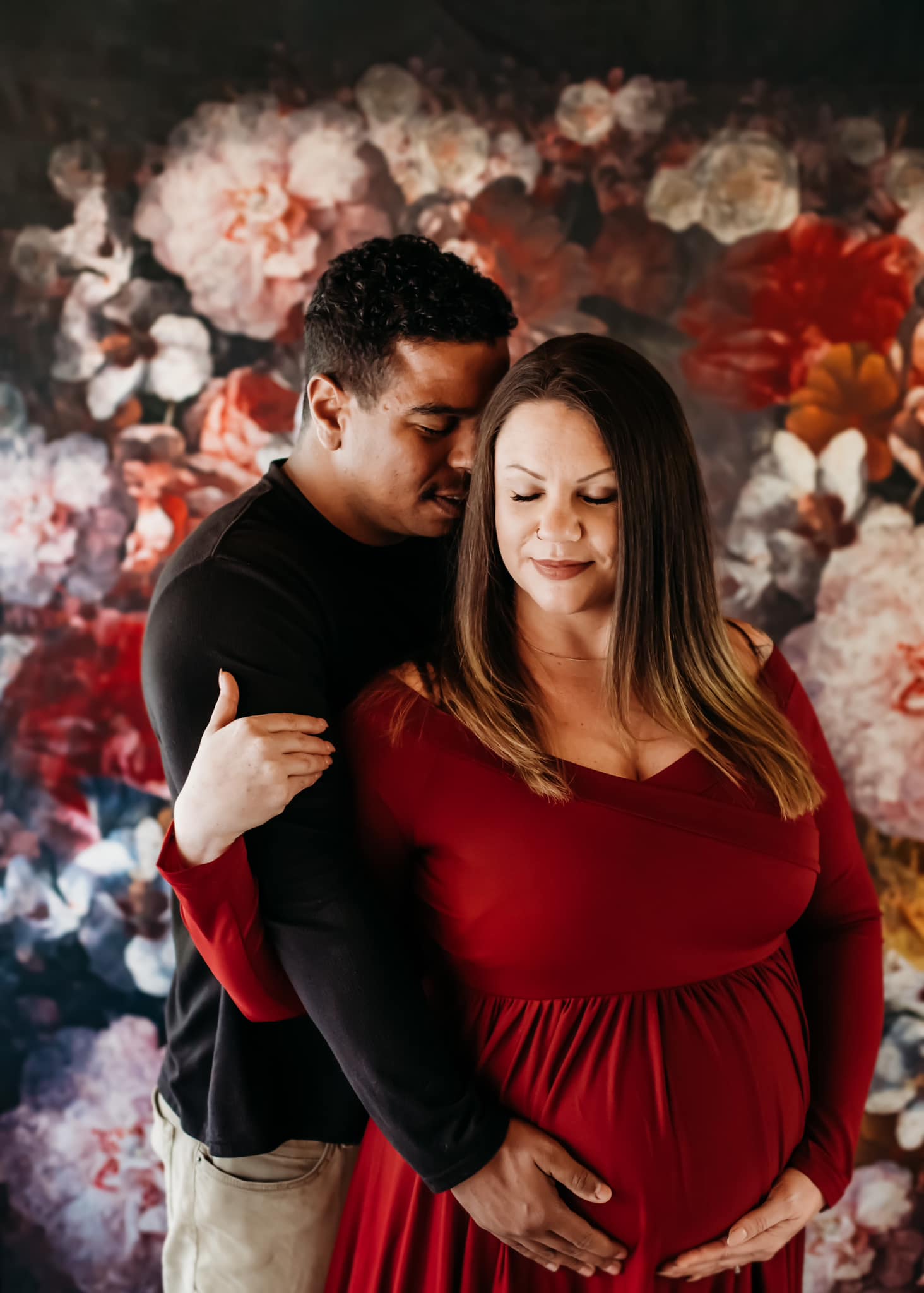 Kate Fine Art Blumen Dunkler Ton  Hintergrund  Mutter von GQ - Kate Backdrop.de