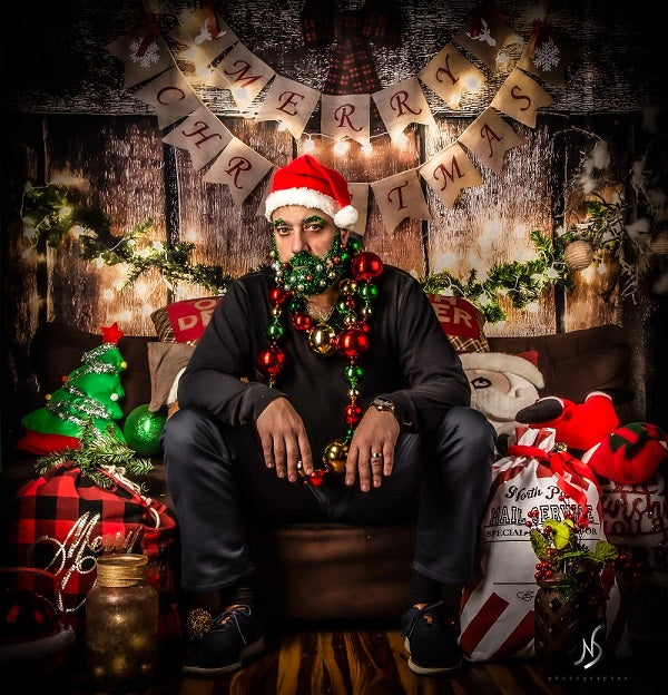 Kate  Retro Weihnachten Holz Hintergrund  von AAE Photography - Kate Backdrop.de