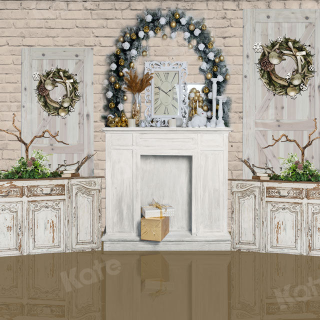 Kate Weihnacht Dekoration Raum Hintergrund Entworfen von Jerry_Sina