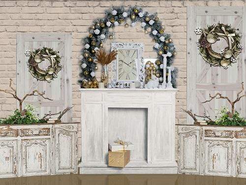 Katebackdrop£ºKate Christmas Decoration Room Backdrop Designed By Jerry_Sina