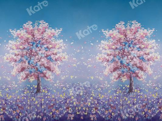 Kate Öl Blumen Baum Hintergrund entworfen durch JS-Fotografie