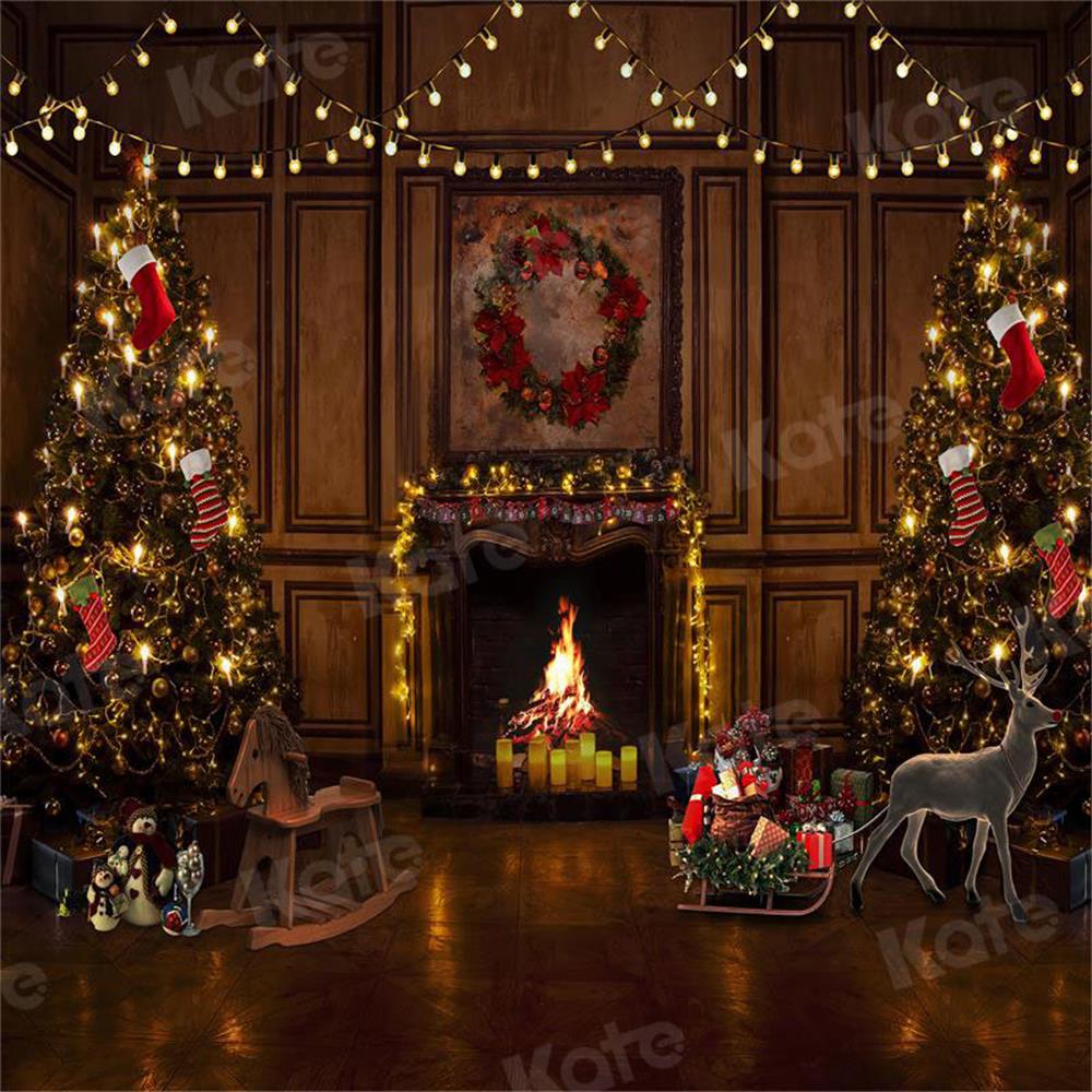 Kate Weihnachten Weihnachtszimmer  weihnachtsbaum  Hintergrund für Fotografie von JFCC