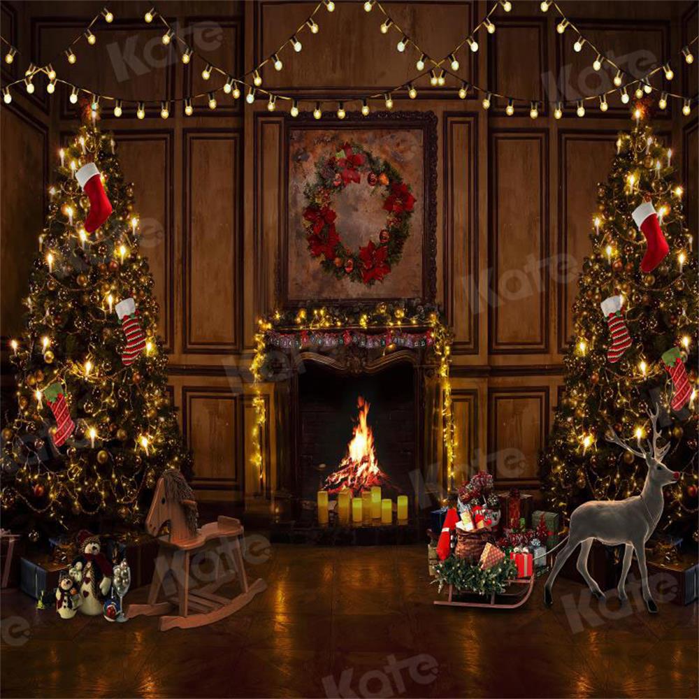 Kate Weihnachten Weihnachtszimmer  weihnachtsbaum  Hintergrund für Fotografie von JFCC