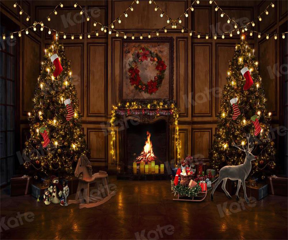 Kate Weihnachten Weihnachtszimmer  weihnachtsbaum  Hintergrund für Fotografie von JFCC