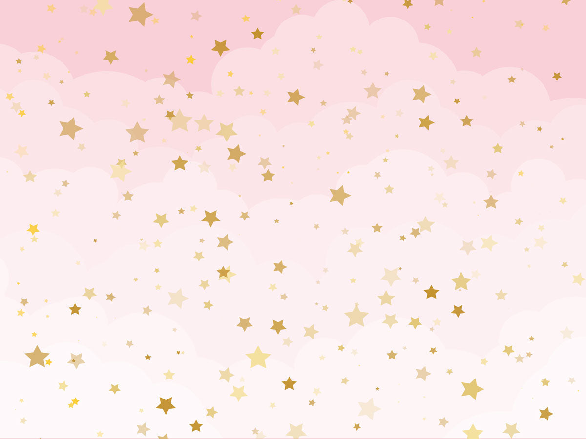 Kate Rosa Traum sterne spielt Kinderhintergrund die Hauptrolle Geburtstag Entworfen von JFCC - Kate Backdrop.de