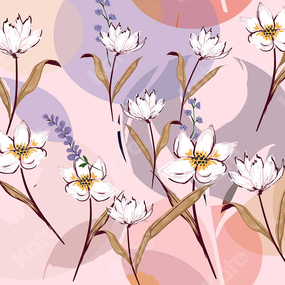 Kate Blumen Rosa Kinder Hintergrund Entworfen von JFCC - Kate Backdrop.de