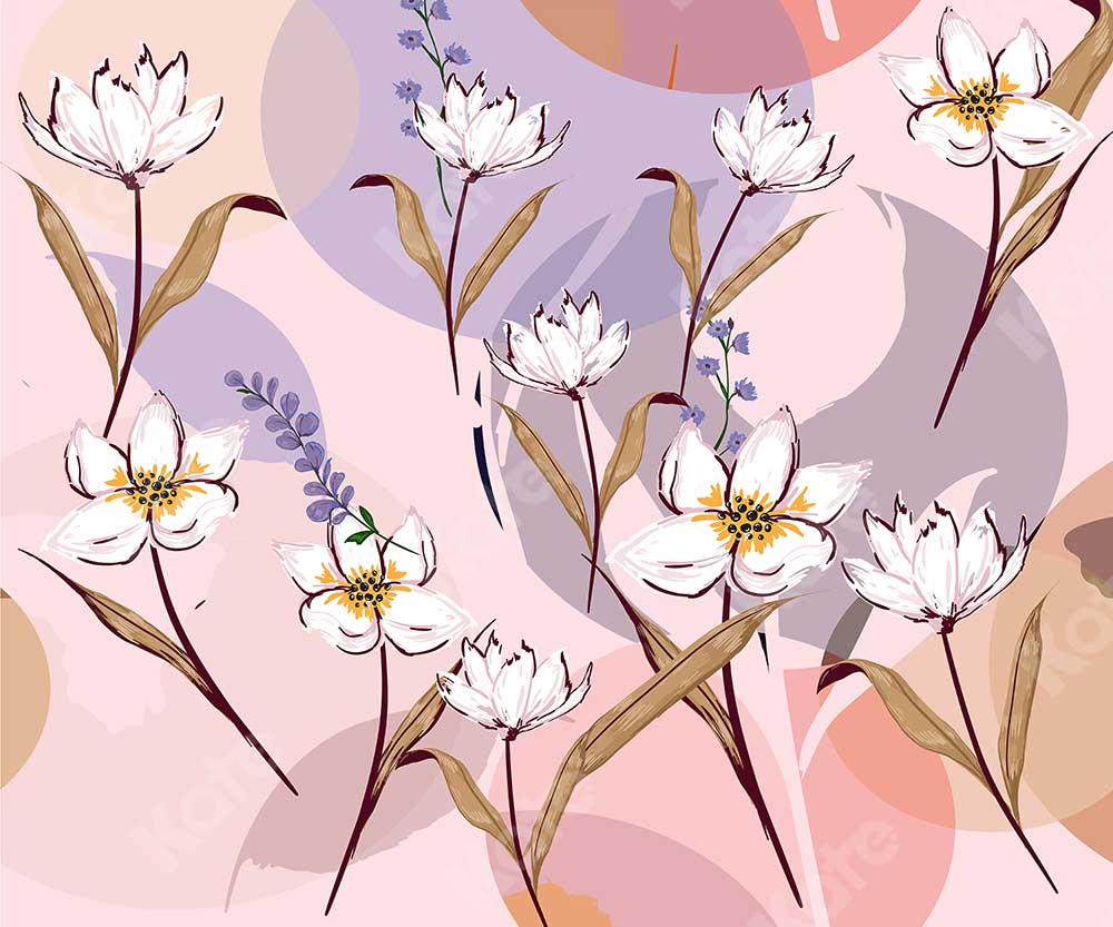Kate Blumen Rosa Kinder Hintergrund Entworfen von JFCC - Kate Backdrop.de