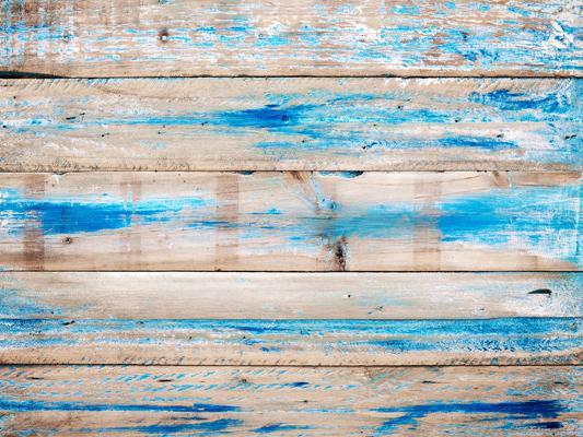Katebackdrop£ºKate Blue Paint Wooden Floor Backdrop for Photography