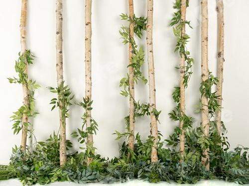 Katebackdrop：Kate Spring Sticks with Grass Leaves Backdrop Designed by Jia Chan Photography