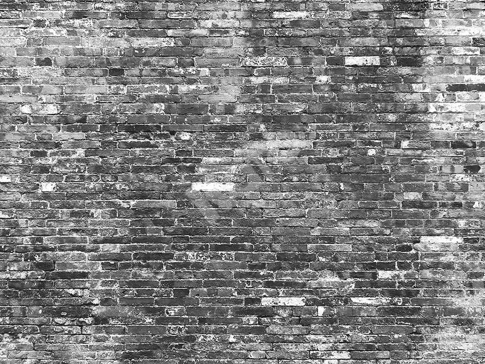 Kate Backsteinmauer Hintergrund Grau Schwarz