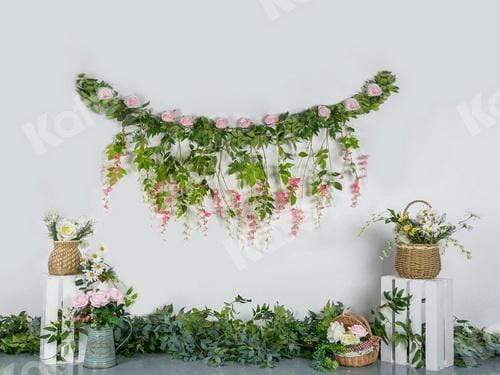 Katebackdrop：Kate Macrame Floral Spring Backdrop Designed by Jia Chan Photography
