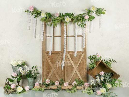 Katebackdrop：Kate Doors Floral Spring Photo Backdrop Designed by Jia Chan Photography