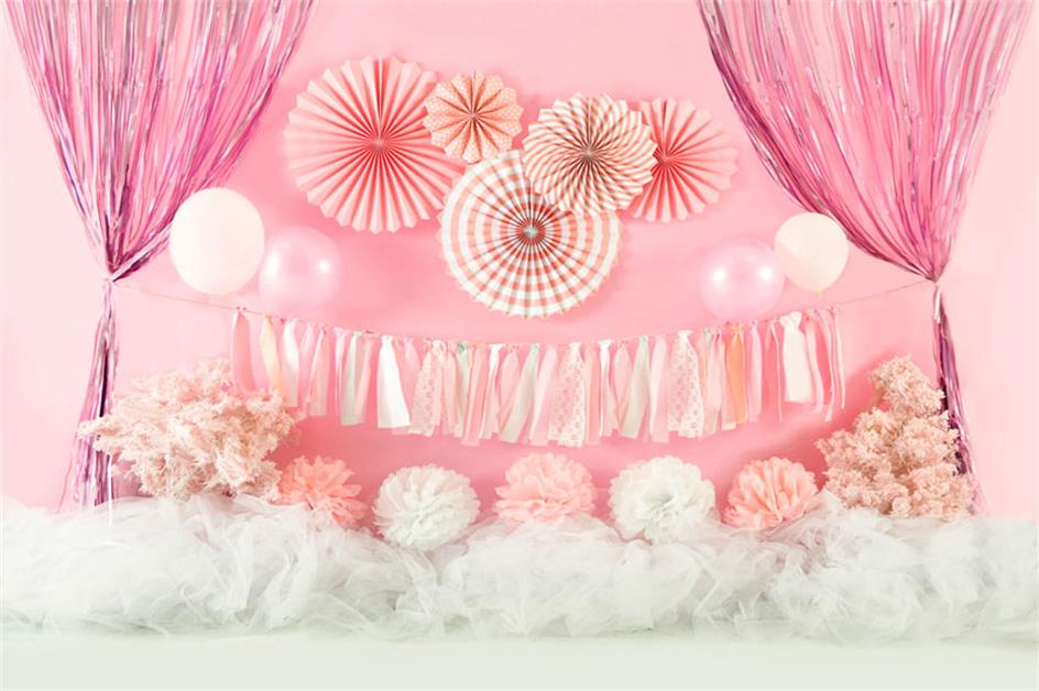 Kate rosa Mädchen cakesmash Hintergrund Entworfen von Jia Chan Fotografie