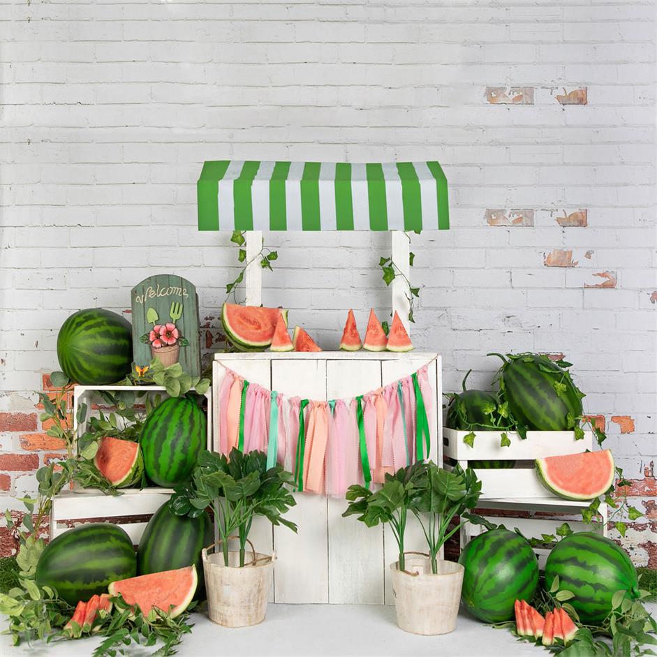 Kate Sommer Wassermelone Shop Hintergrund Entworfen von Jia Chan Photography