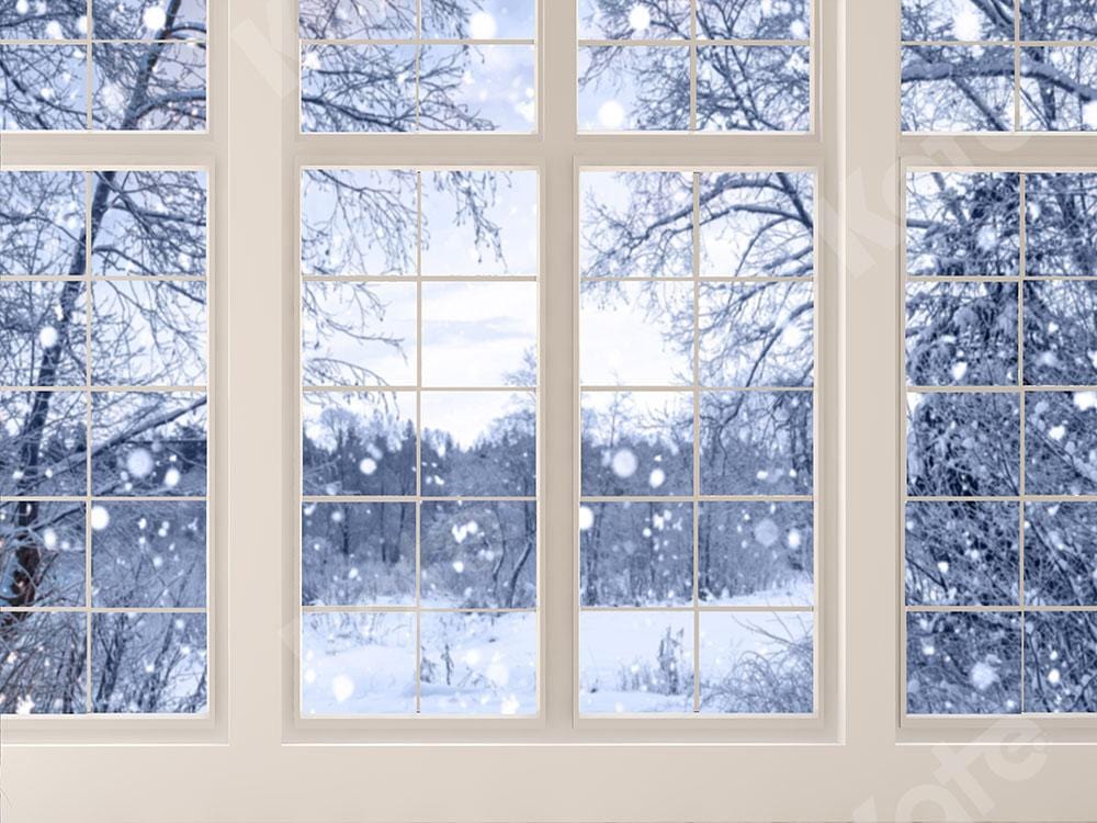 Kate Fenster Hintergrund Winter Schnee von Emetselch