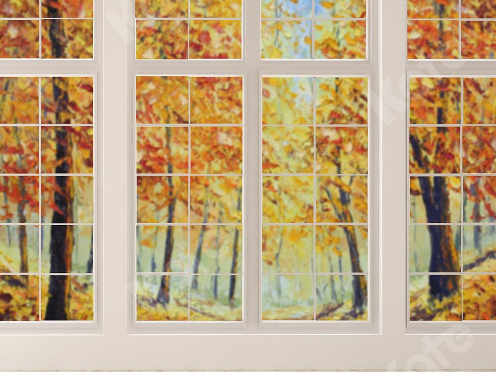 Kate Fenster Hintergrund Herbst Garten Entworfen von Emetselch - Kate Backdrop.de