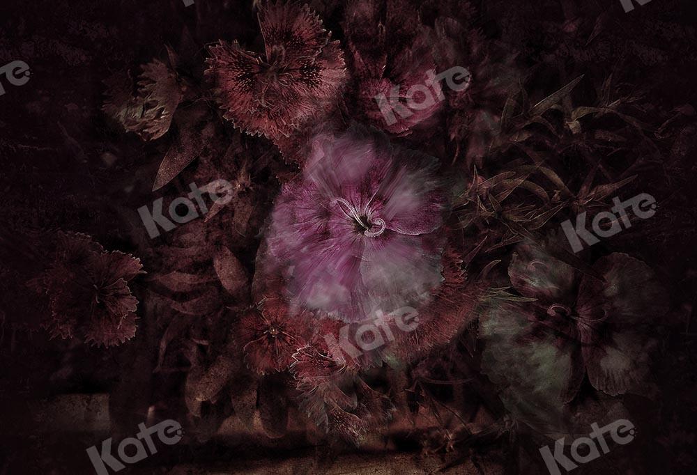 Kate Fine Art Lila Hintergrund Blumen von Chain Photography