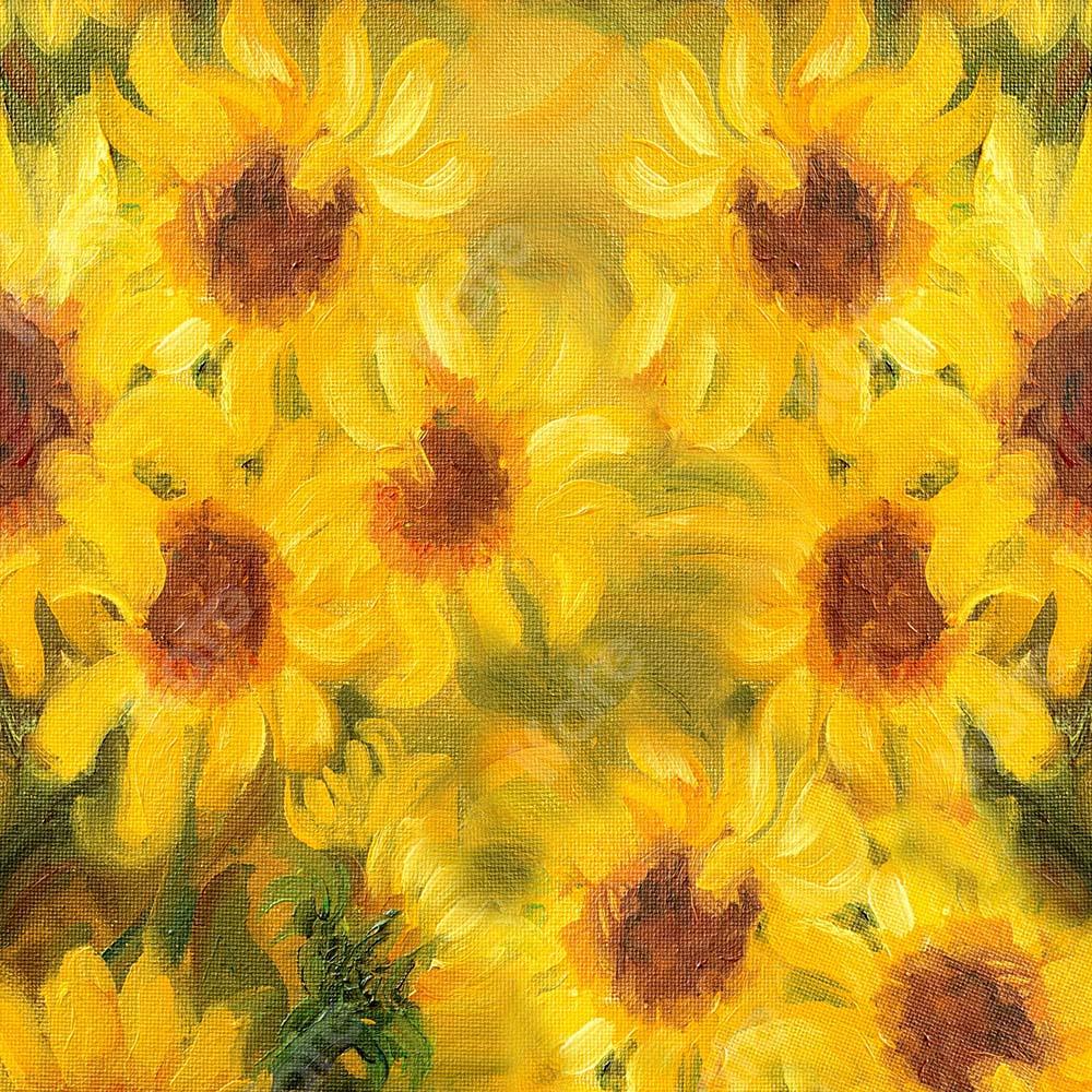 Kate Frühling Sonnenblumen Fine Art Hintergrund Entworfen von GQ