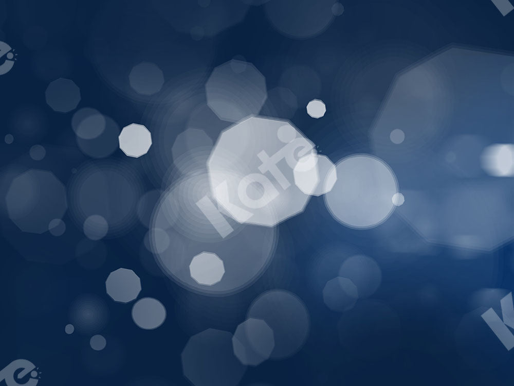 Kate Bokeh Hintergrund  Blau - Kate Backdrop.de