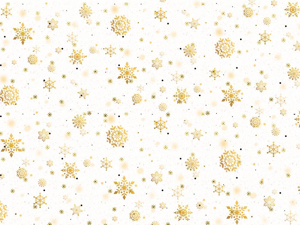 Kate Weihnachten  Winter Hintergrund Goldene Schneeflocke Entworfen von Chain
