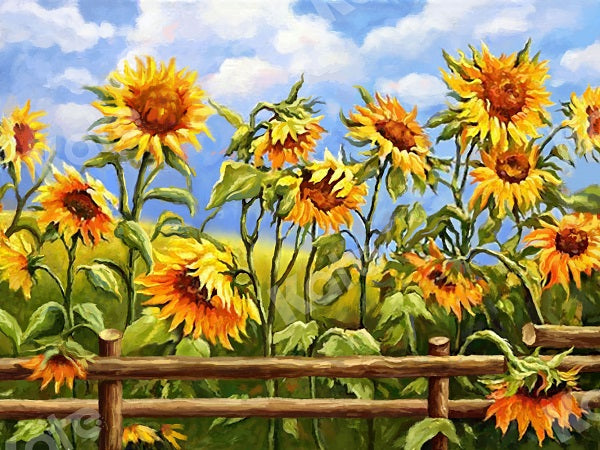 Kate Fine Art Sonnenblumen Hintergrund Entworfen von Jia Chan Photography