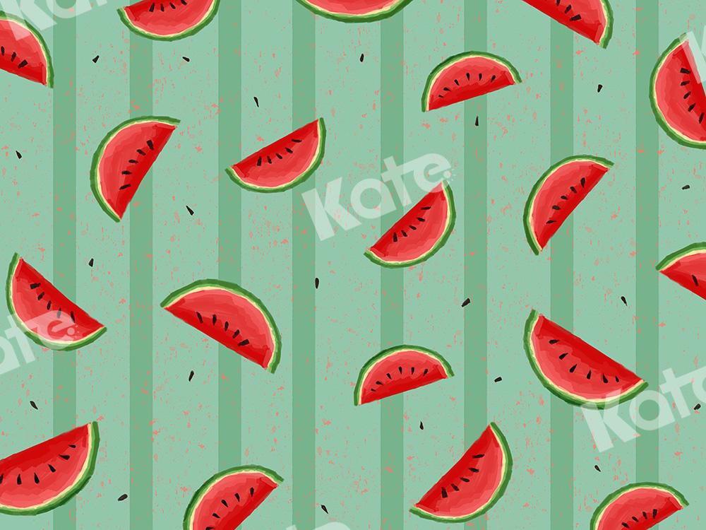 Kate Sommer Hintergrund Wassermelone Entworfen von  Chain - Kate Backdrop.de
