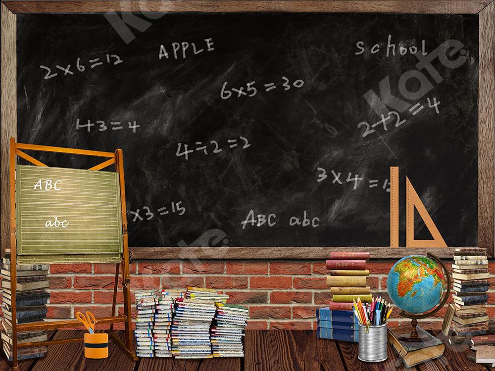 Kate Schulanfang Hintergrund Klassenzimmer Tafel Schule Entworfen von Emetselch - Kate Backdrop.de