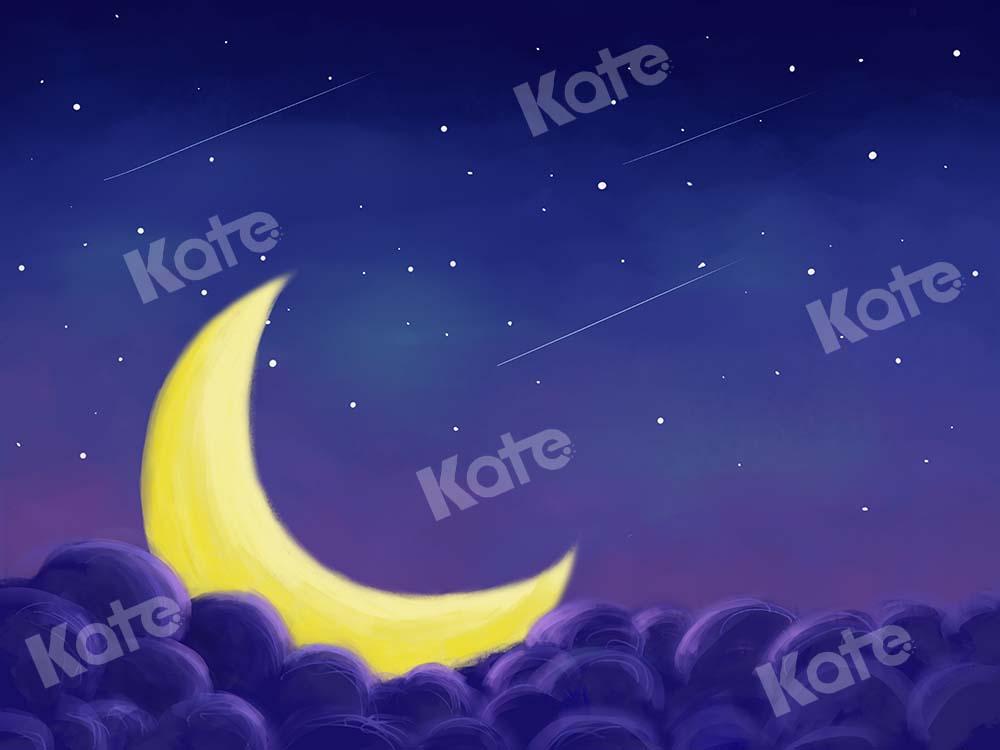 Kate Sternen Nacht Mond Hintergrund Entworfen von GQ