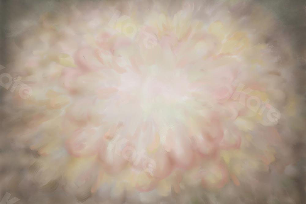 Kate Fine Art Verschwommene Blumen Strukturierter abstrakter Hintergrund von GQ