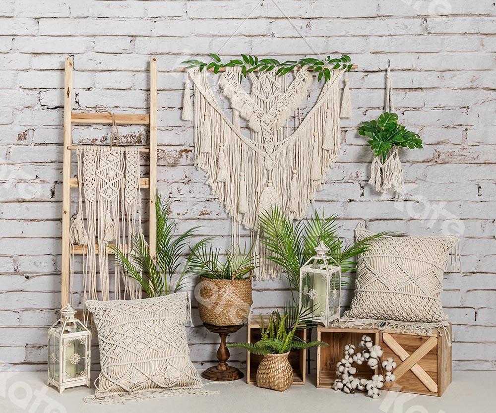 Kate Sommer Muttertag Boho Tapisserie Hintergrund von Emetselch - Kate Backdrop.de