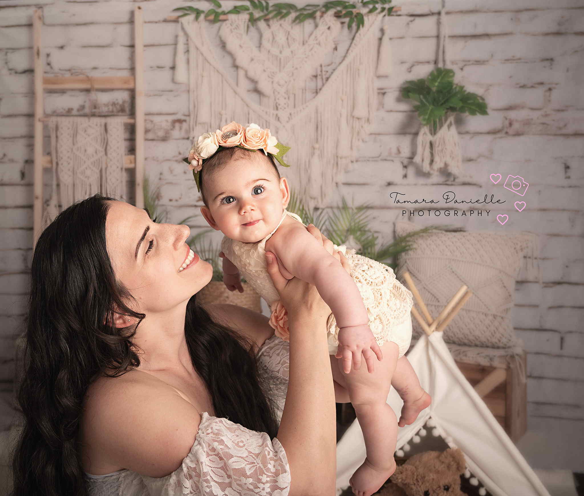 Kate Sommer Muttertag Boho Tapisserie Hintergrund von Emetselch - Kate Backdrop.de